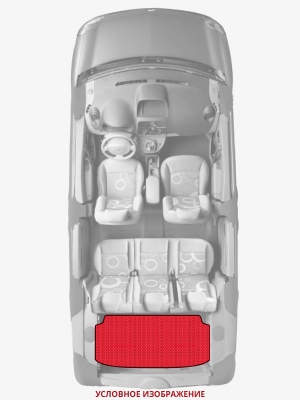 ЭВА коврики «Queen Lux» багажник для Audi 90 (B4)